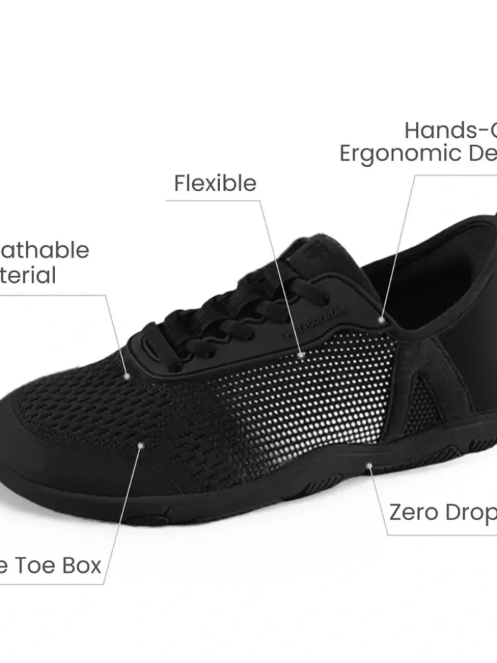 New HF Stride – Hands-Off & Ergonomic Barefoot Shoes EU 36 W6 M4